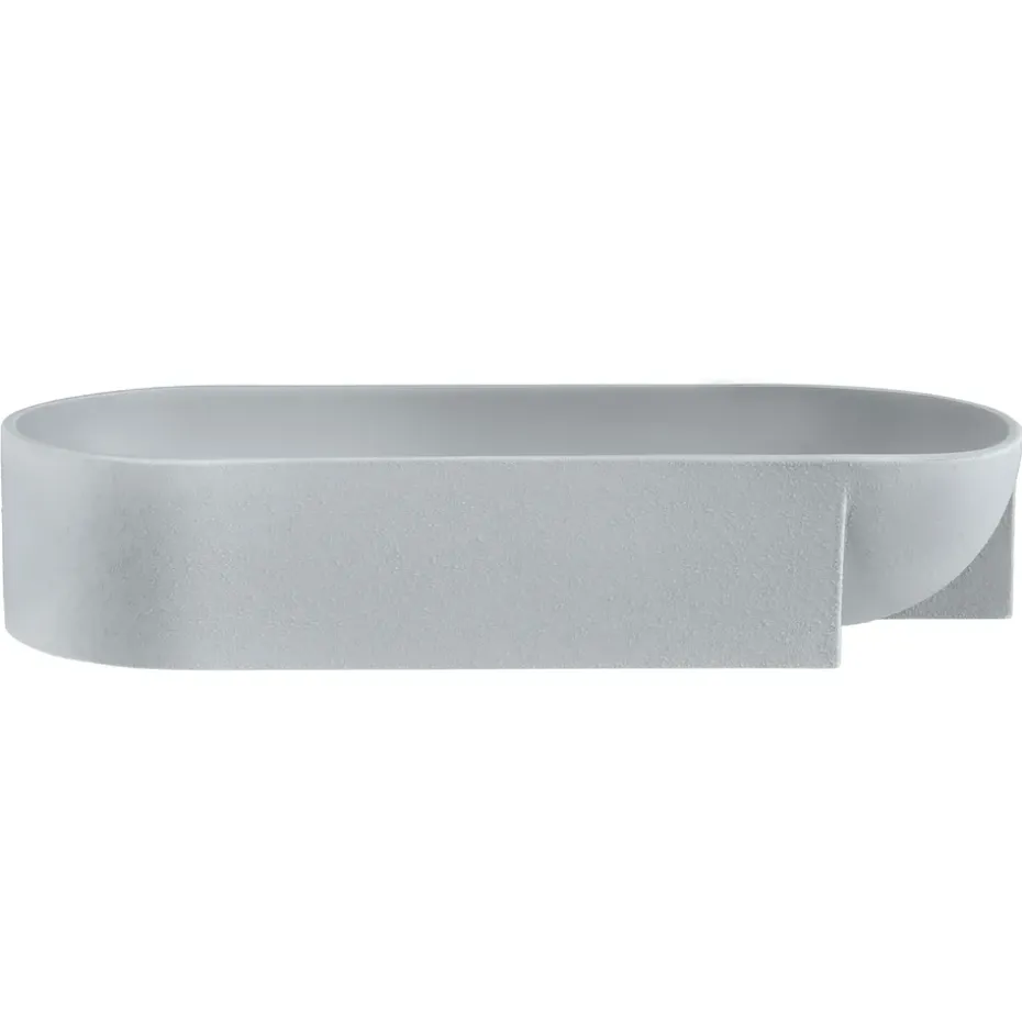 Bol cerámica Kuru 7,5x37 cm, gris claro