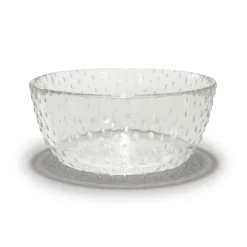 Bol de cristal Raw Ø14 cm, transparente