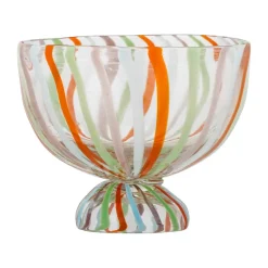 Bol de vidrio Savya Ø17 cm, Multi