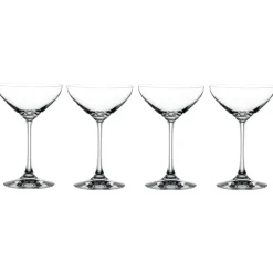 Bol Dessert-Champagneskål Authentis, 4 unidades, claro