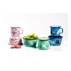 Bol esmaltado Moomin Boys 30 cl, verde