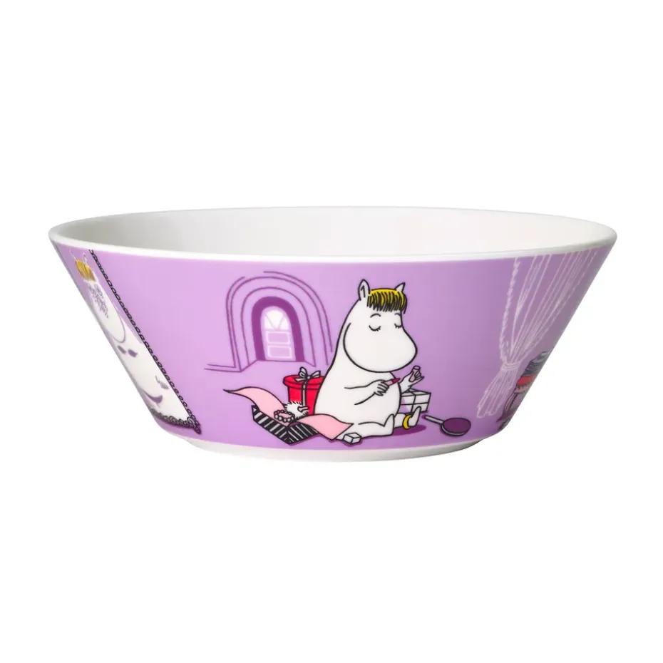 Bol Mumin Snorkmaiden morado, morado