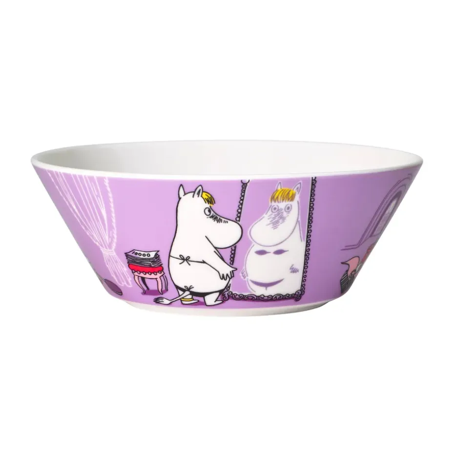 Bol Mumin Snorkmaiden morado, morado