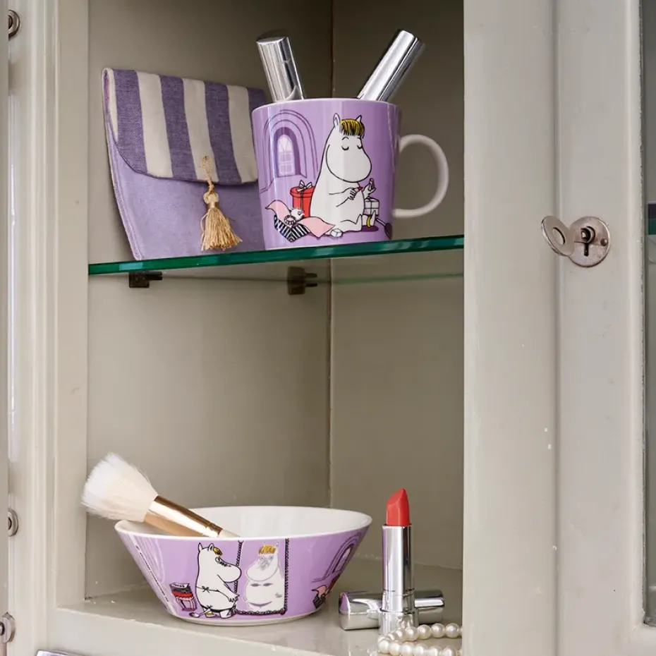 Bol Mumin Snorkmaiden morado, morado