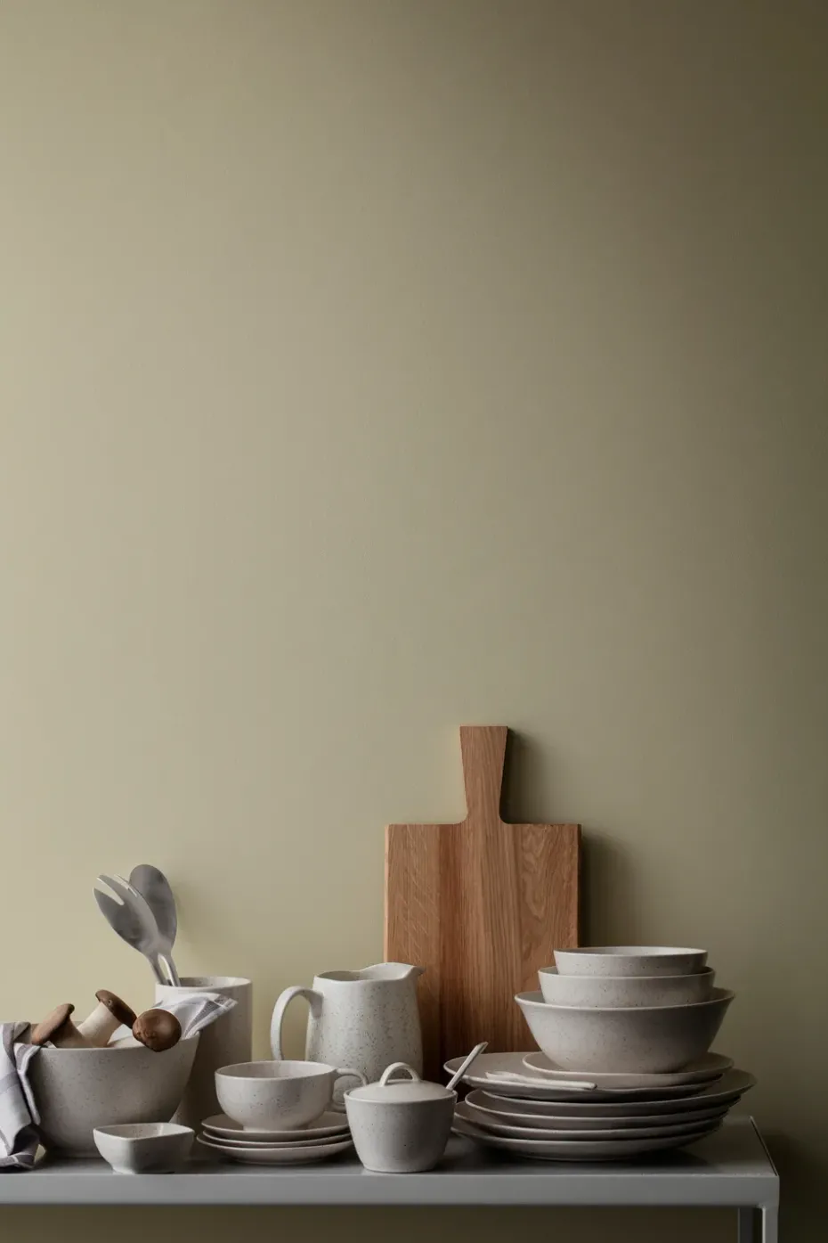 Bol Nordic Vanilla Budda Ø21 cm, Cream with grains