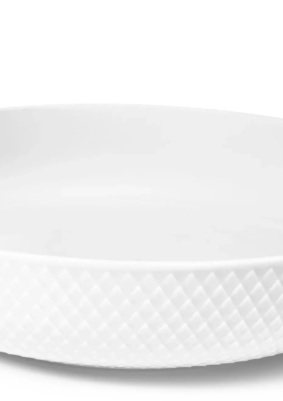 Bol para servir Rhombe Ø28 cm, Blanco