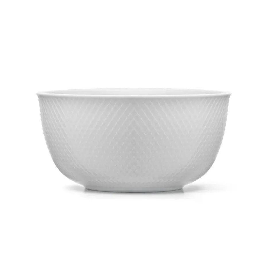 Bol para servir Rhombe Ø22 cm, blanco
