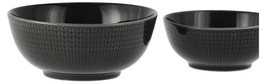 Bol Swedish Grace, 60 cl, piedra (gris oscuro)
