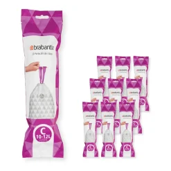 Bolsas de basura Brabantia PerfectFit 200 bolsas, Modell c, 10-12 l