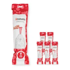 Bolsas de basura Brabantia PerfectFit 120 bolsas, Modell Y, 20 L