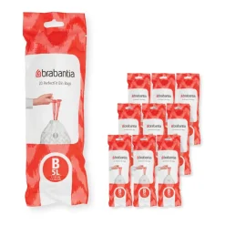 Bolsas de basura Brabantia PerfectFit 200 bolsas, Modell b, 5 l