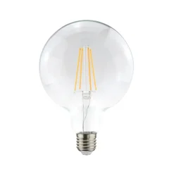 Bombilla Airam Filament LED-glob de 125 mm de luz, Claro, regulable e27, 4w