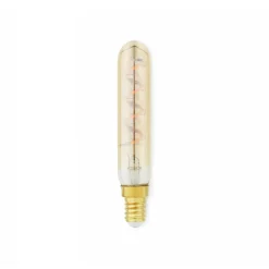 Bombilla Amp spiral E14, transparente