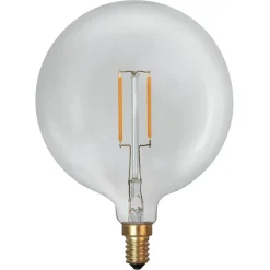 Bombilla E14 G80 LED soft glow, 9,5 cm, 2100K