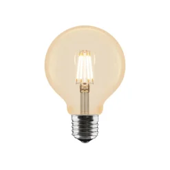 Bombilla LED E27 Idea 2W 80 mm, ámbar