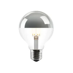 Bombilla LED E27 Idea 6W espejo, 80 mm