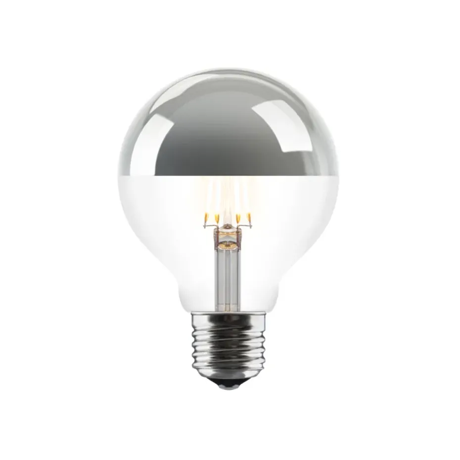 Bombilla LED E27 Idea 6W espejo, 80 mm