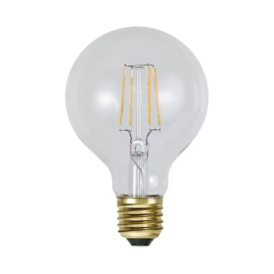 Bombilla Star Trading E27 LED soft glow regulable, 8 cm, 2100 K