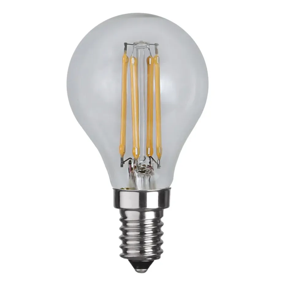 Bombilla Star Trading E14 LED filament clear, 4,5 cm, 2700K