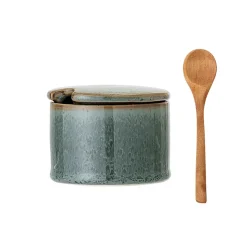 Bote con tapa y cuchara Pixie, verde