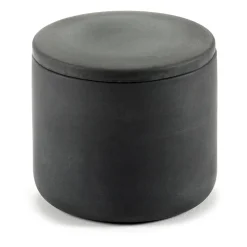 Bote de almacenaje cilíndrico con tapa Cose S bajo Ø7 cm, Dark Grey