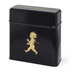 Bote de café Solstickan 15,4x17 cm, Negro-oro