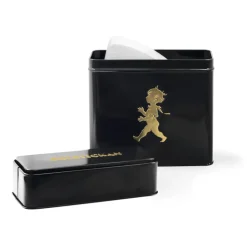Bote de café Solstickan 15,4x17 cm, Negro-oro