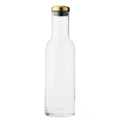 Botella Bottle 1L, vidrio-latón