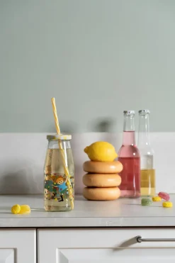 Botella con tapa y pajita Pippi 4,5 dl, Brinco