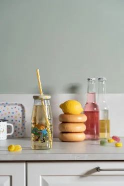 Botella con tapa y pajita Pippi 4,5 dl, Brinco