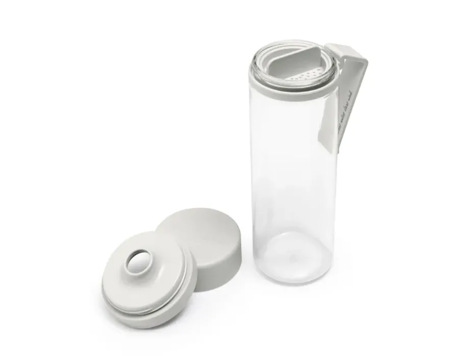 Botella de agua con Mantaro Make & Take 0,5 L, gris claro