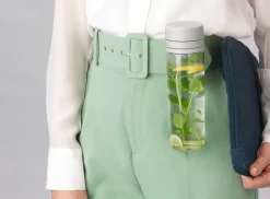 Botella de agua con Mantaro Make & Take 0,5 L, gris claro