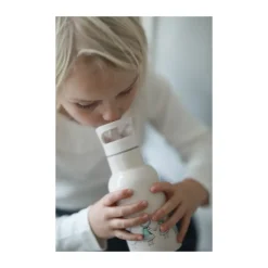 Botella de agua Elsa Beskow Blomsterfesten 34 cl, Blanco