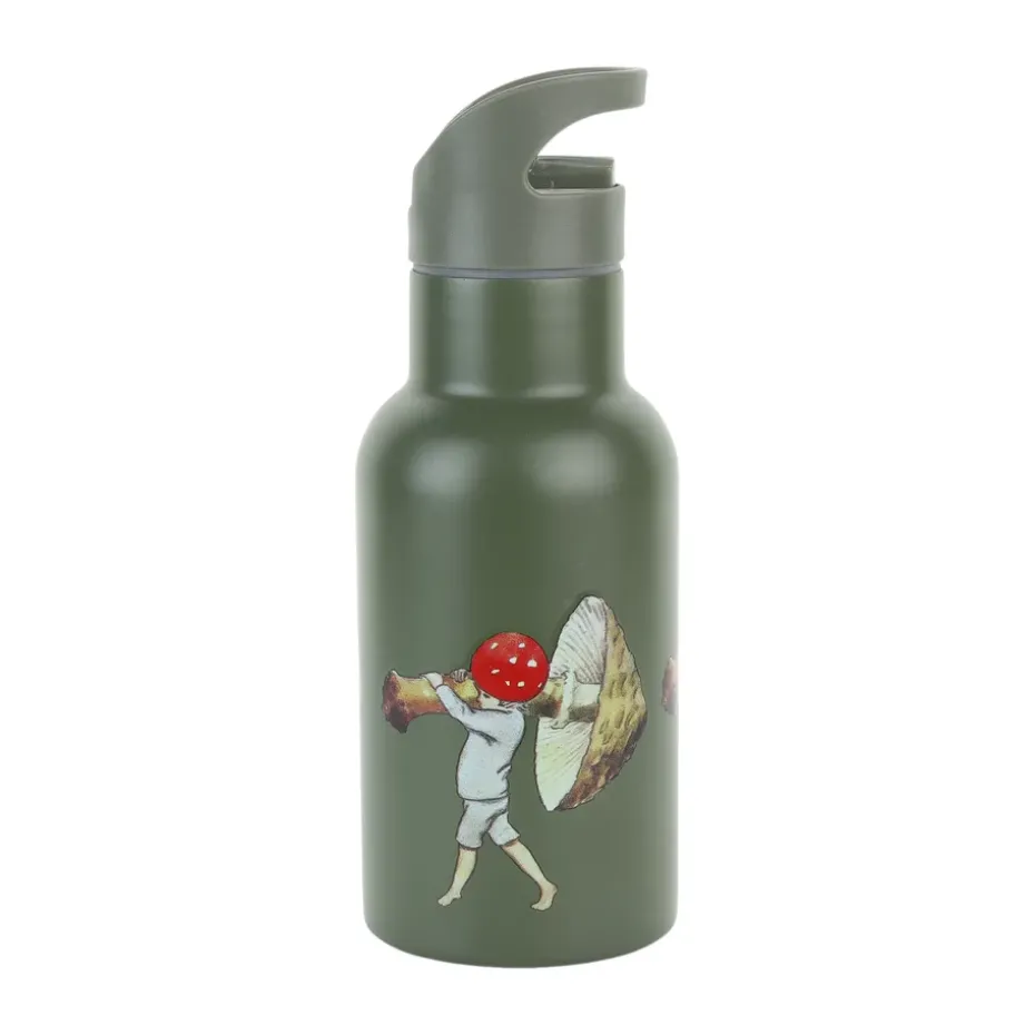 Botella de agua Elsa Beskow Tomtebobarnen 34 cl, Verde