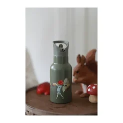 Botella de agua Elsa Beskow Tomtebobarnen 34 cl, Verde