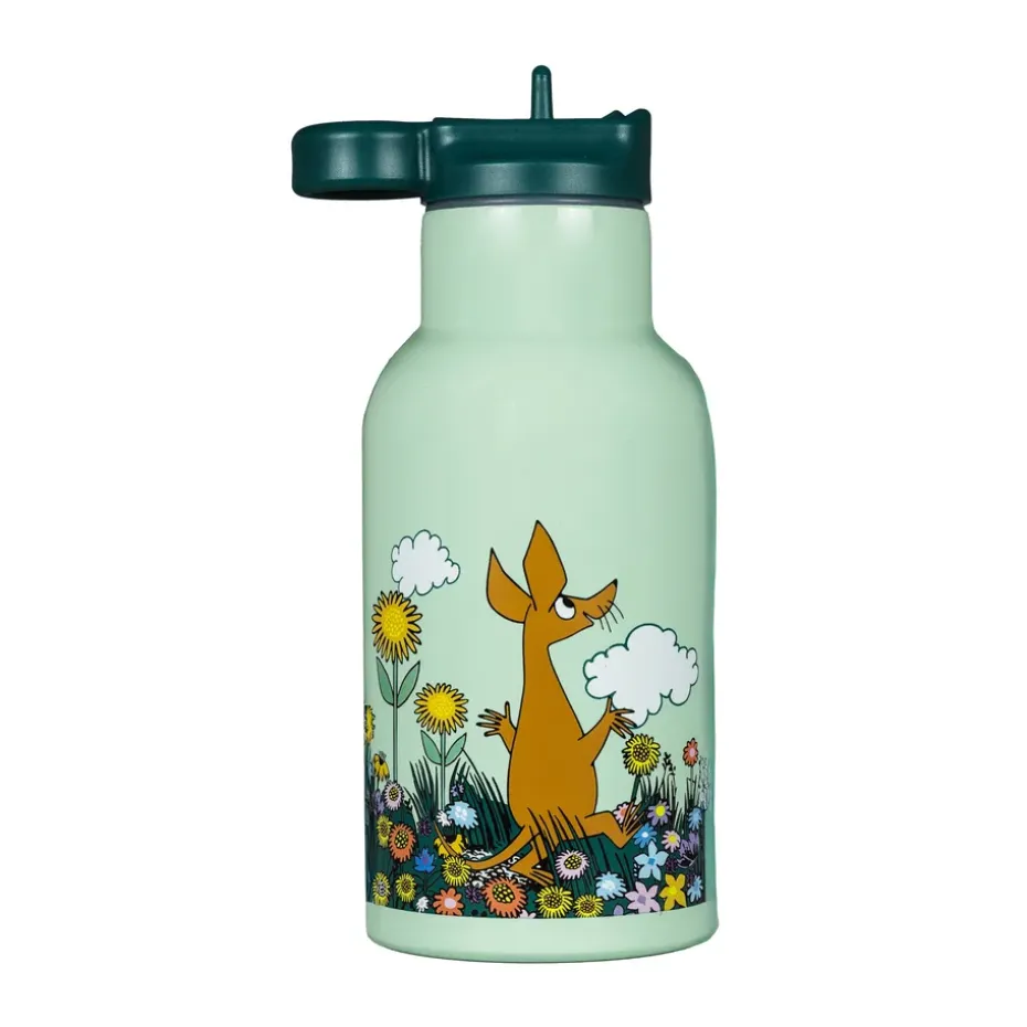 Botella de agua Moomin Meadow 34 cl, Verde