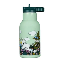 Botella de agua Moomin Meadow 34 cl, Verde