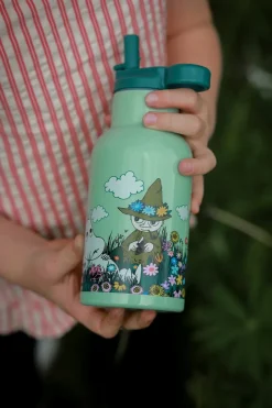 Botella de agua Moomin Meadow 34 cl, Verde