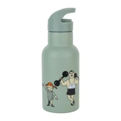Botella de agua Pippi Cirkus 34 cl, Verde