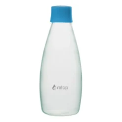Botella de vidrio Retap Go 08 tapón de rosca 80 cl, Light blue