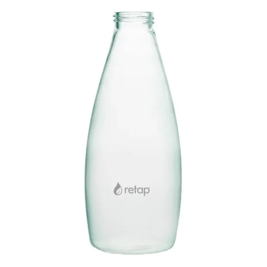 Botella de vidrio Retap Go 08 tapón de rosca 80 cl, Light blue