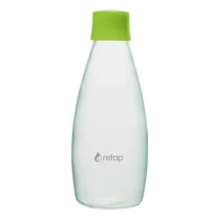 Botella de vidrio Retap Go 08 tapón de rosca 80 cl, Forest green
