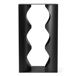 Botellero Alfredo 3 botellas 33,6x12 cm, Black
