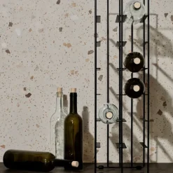Botellero para 12 botellas Pilare, negro
