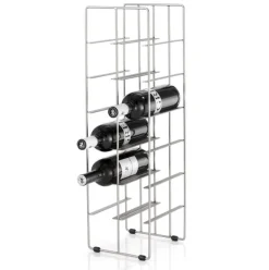 Botellero para 12 botellas Pilare, acero