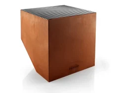 Brasero FireCube, acero corten