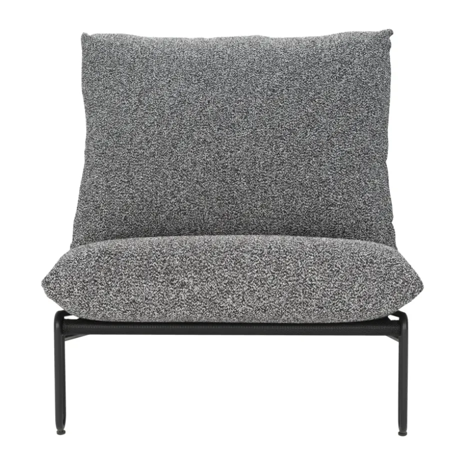 Butaca lounge Blixt, Negro-teddy ant