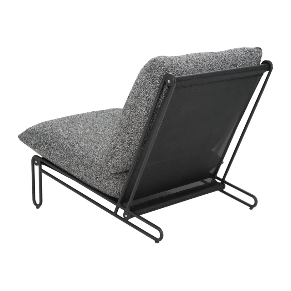 Butaca lounge Blixt, Negro-teddy ant
