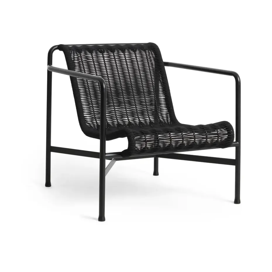 Butaca Lounge Palissade Cord Low, Anthracite