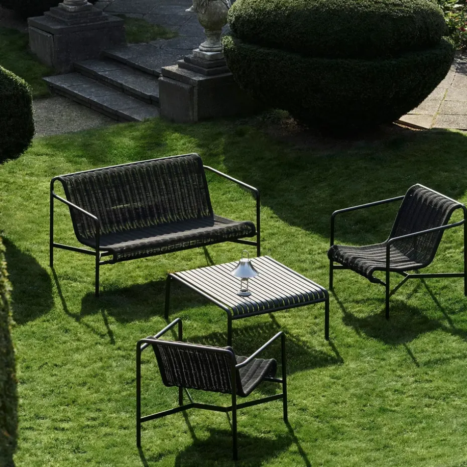 Butaca Lounge Palissade Cord Low, Anthracite
